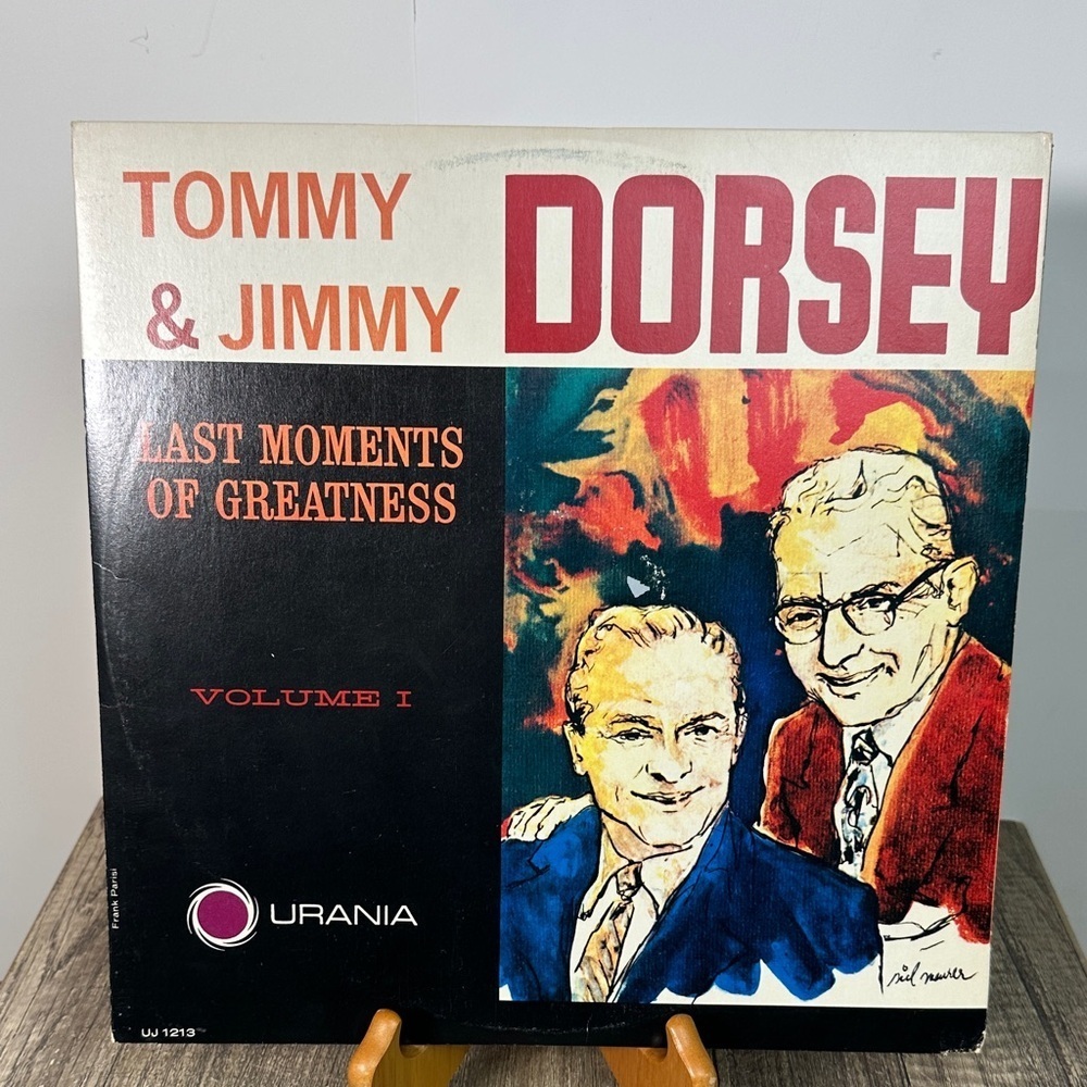 Vintage Tommy and Jimmy Dorsey Vinyl Record Multicolor